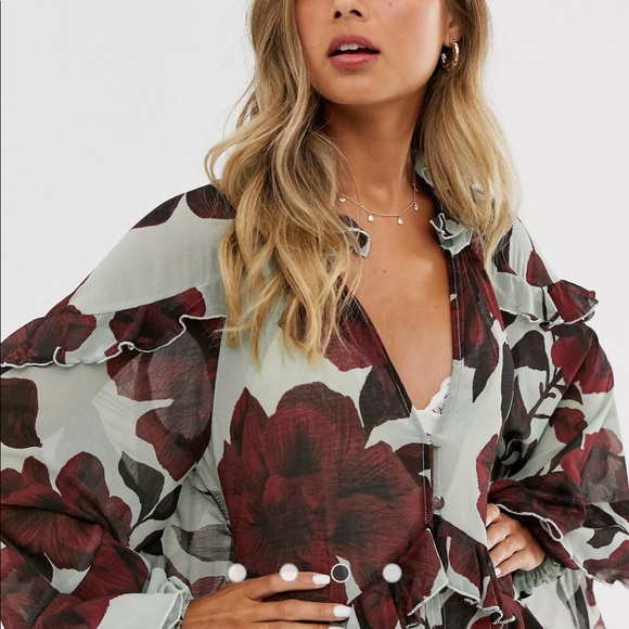 Free People Hearts Run Wild Floral Maxi Dress - Picture 3 of 12